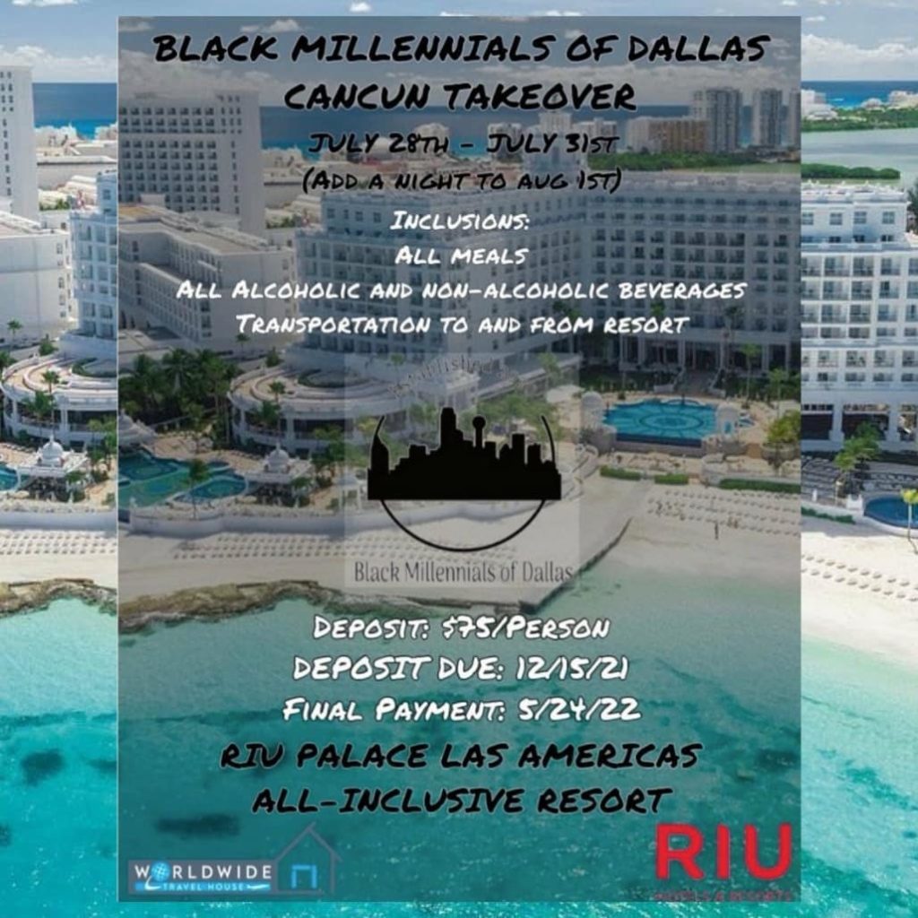 Black Millennials Cancun Takeover Go Urban Dallas